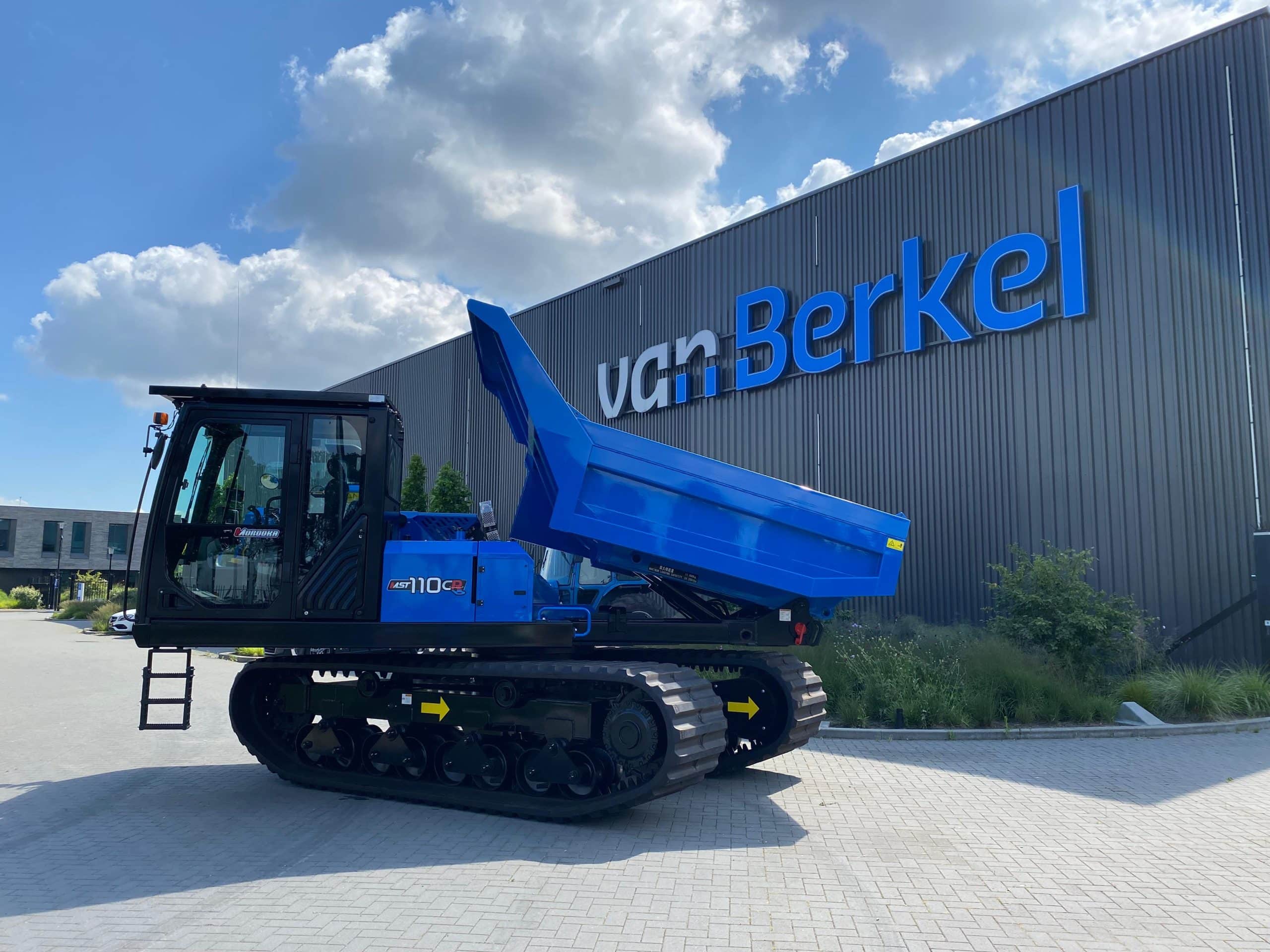 Nieuwe rupsdumper Van Berkel